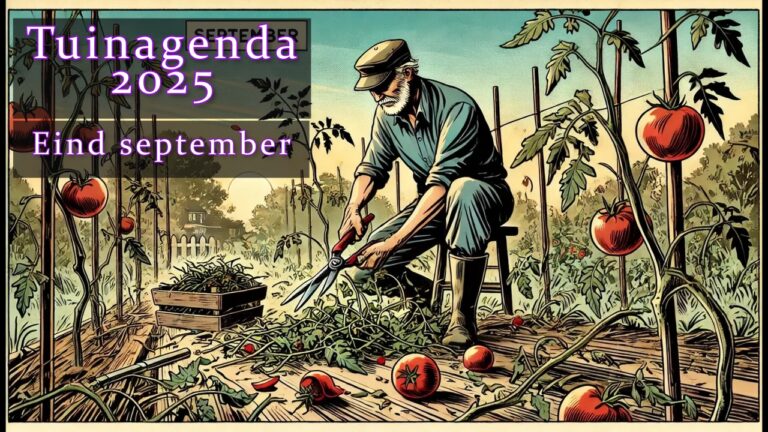 Tuinagenda 2025 Eind September