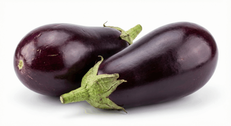 Aubergine uit eigen tuin
