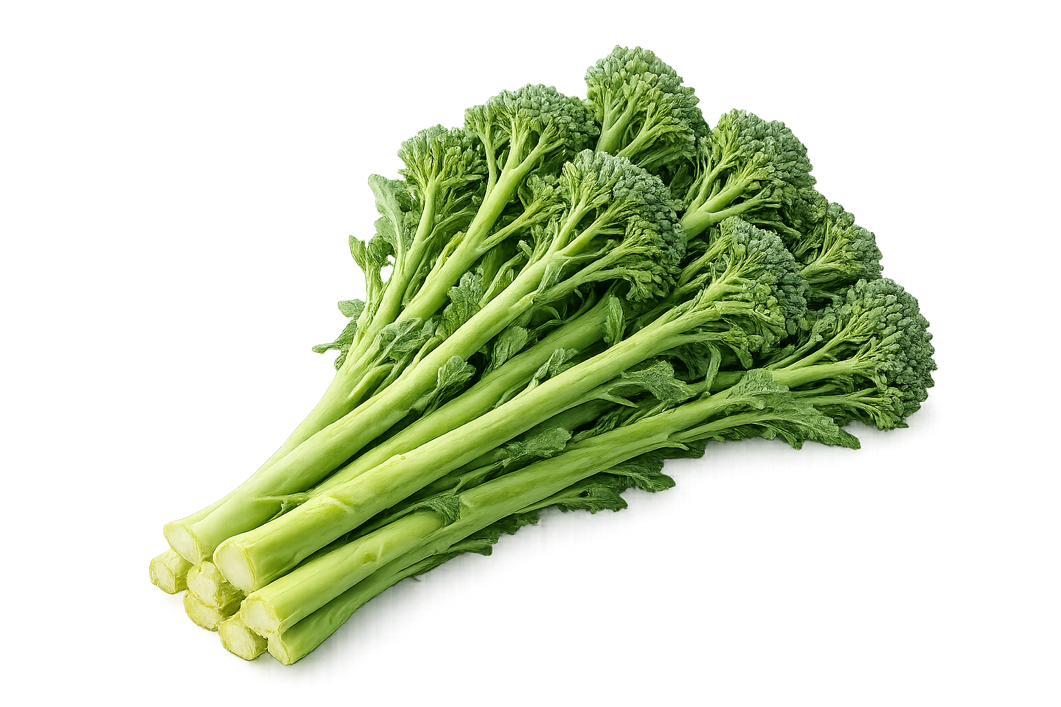 Stengelbroccoli in de moestuin